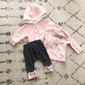 • 2/$10 Baby Girl 3 Piece Outfit •